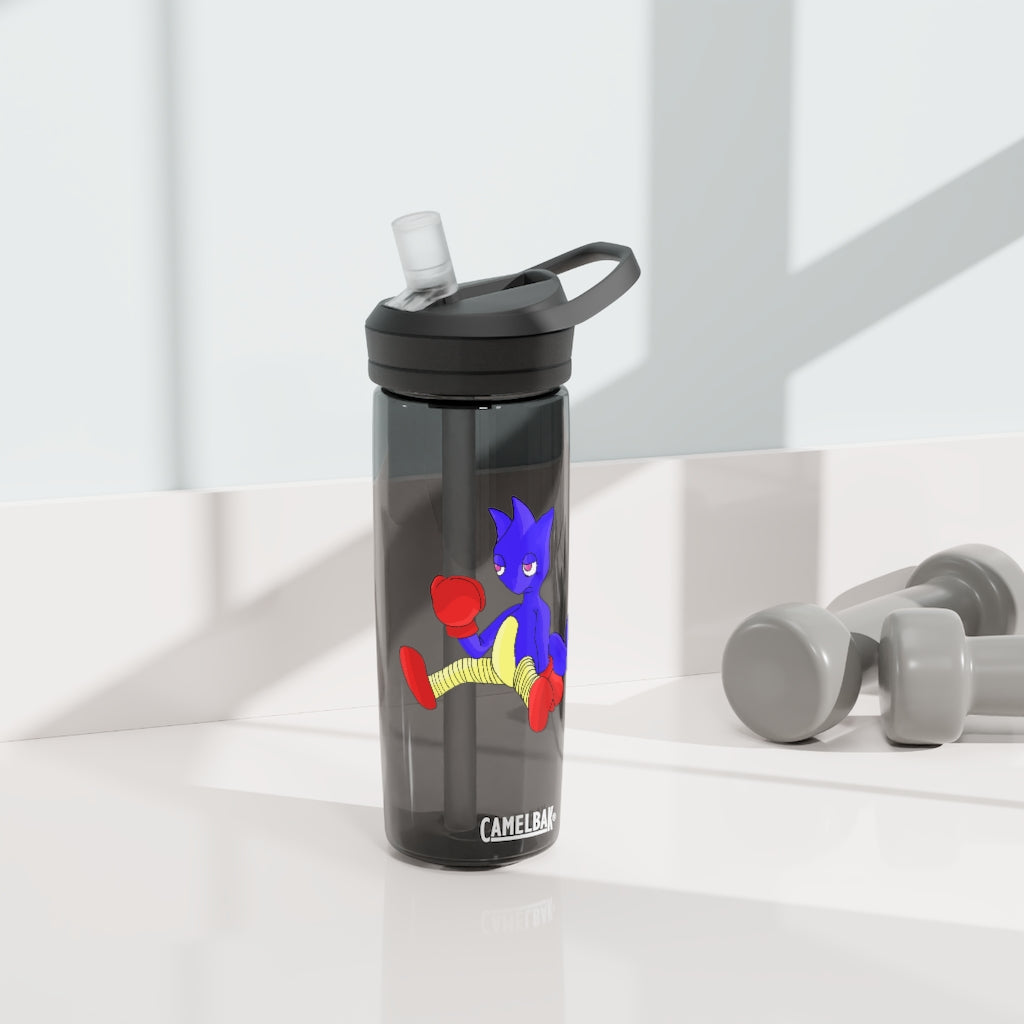 Megatare CamelBak Eddy® Water Bottle in 20oz and 25oz sizes, showcasing its robust design and spill-proof valve.